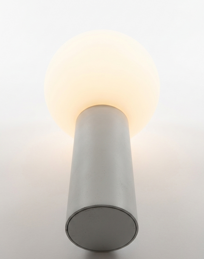 White Globe Desk Lamp