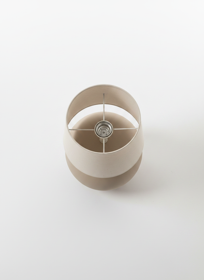 Beige Ceramic Bedside Lamp