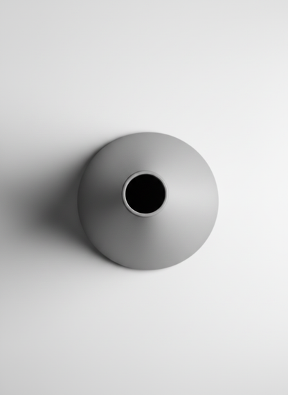 Gray Conical Vase