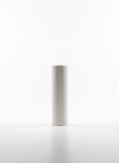 White Cylinder Vase